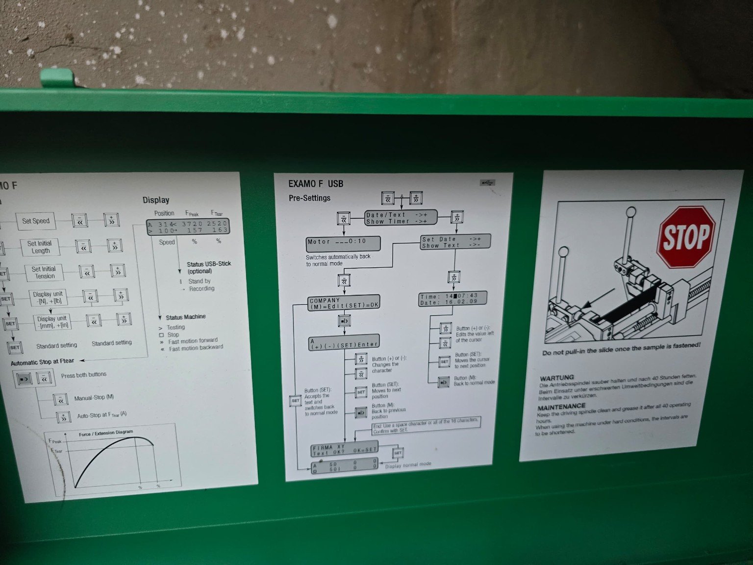 Documents et accessoires techniques