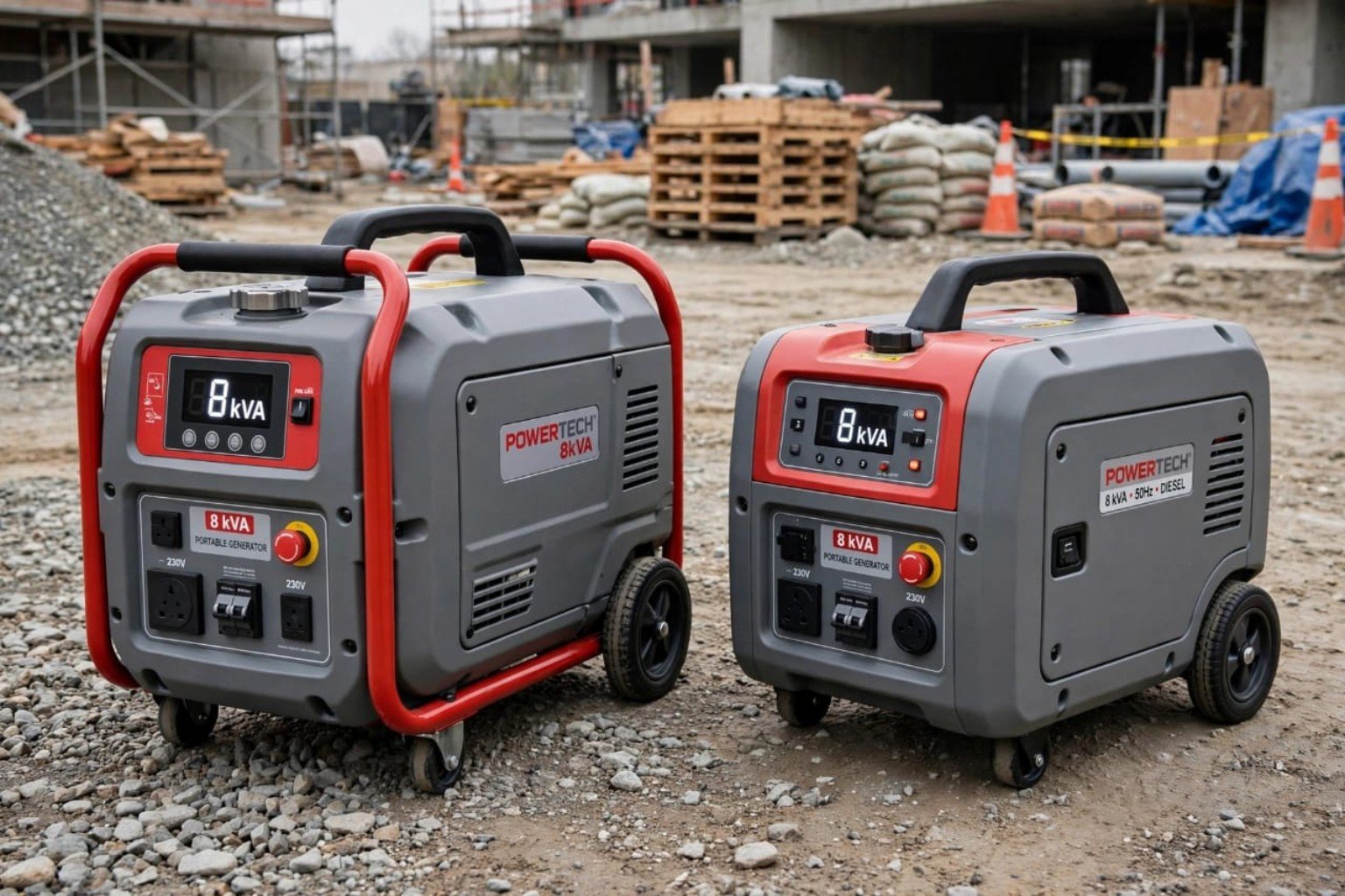 Groupes électrogènes 8 kVA / 5 kVA