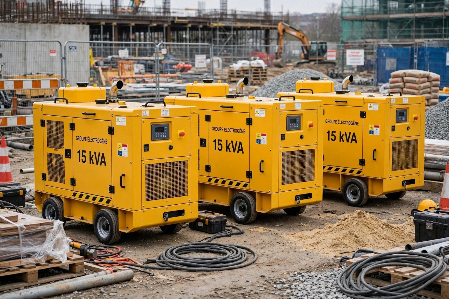 Groupes électrogènes 15 kVA