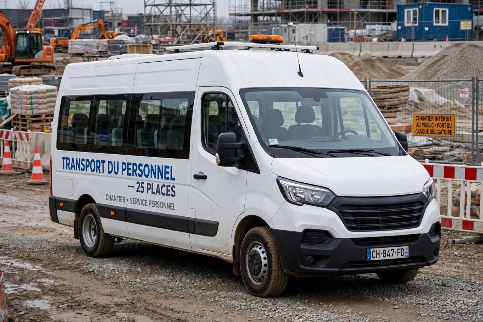 Bus de transport du personnel